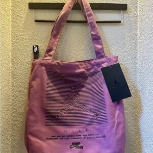 Nike Tote Bag Air Jordan Jumpman Carry All Purple NWT